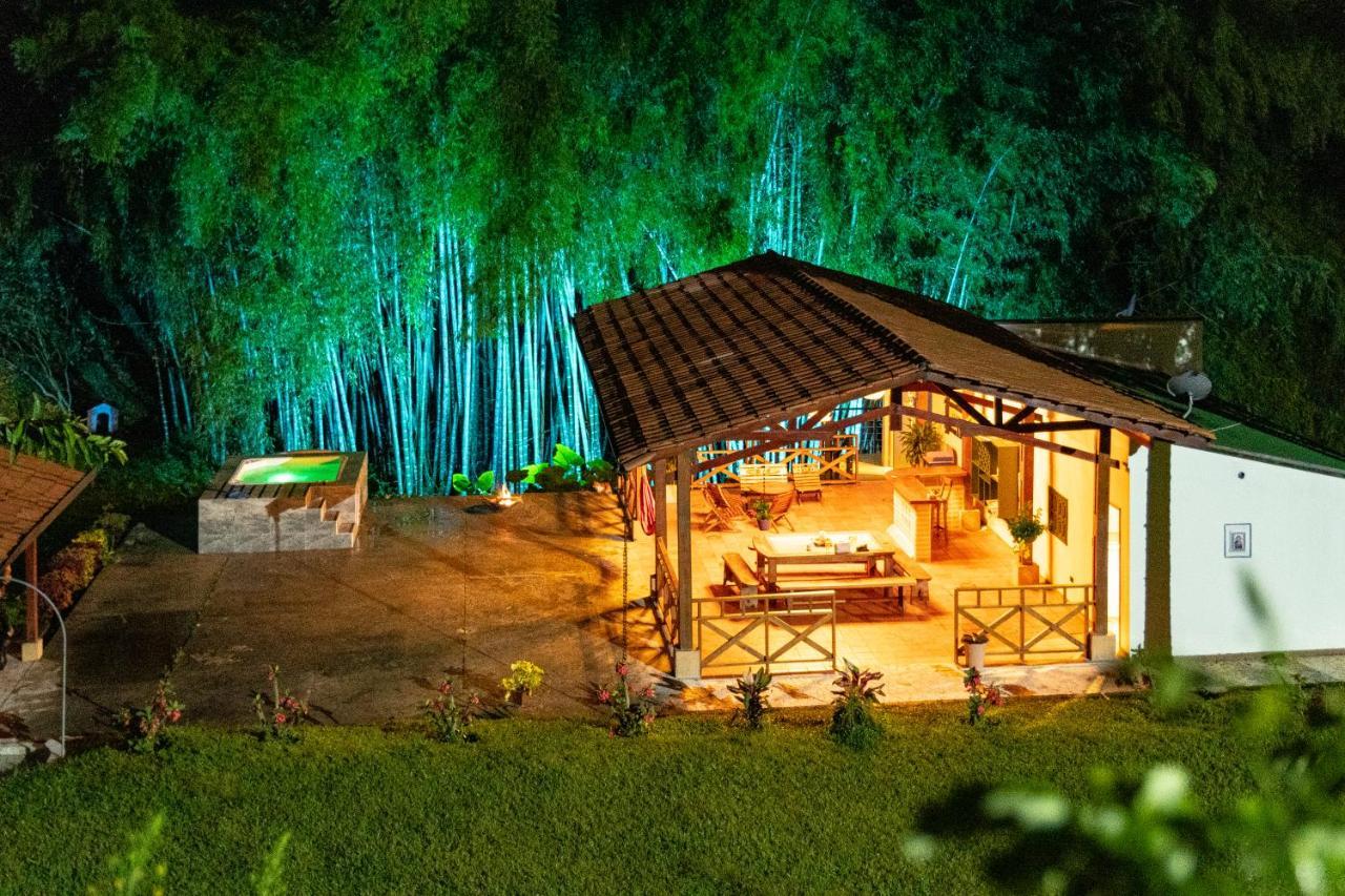 Agradable Cabana Cafetera Con Jacuzzi A 12 Min Del Centro De Pereira Buitenkant foto